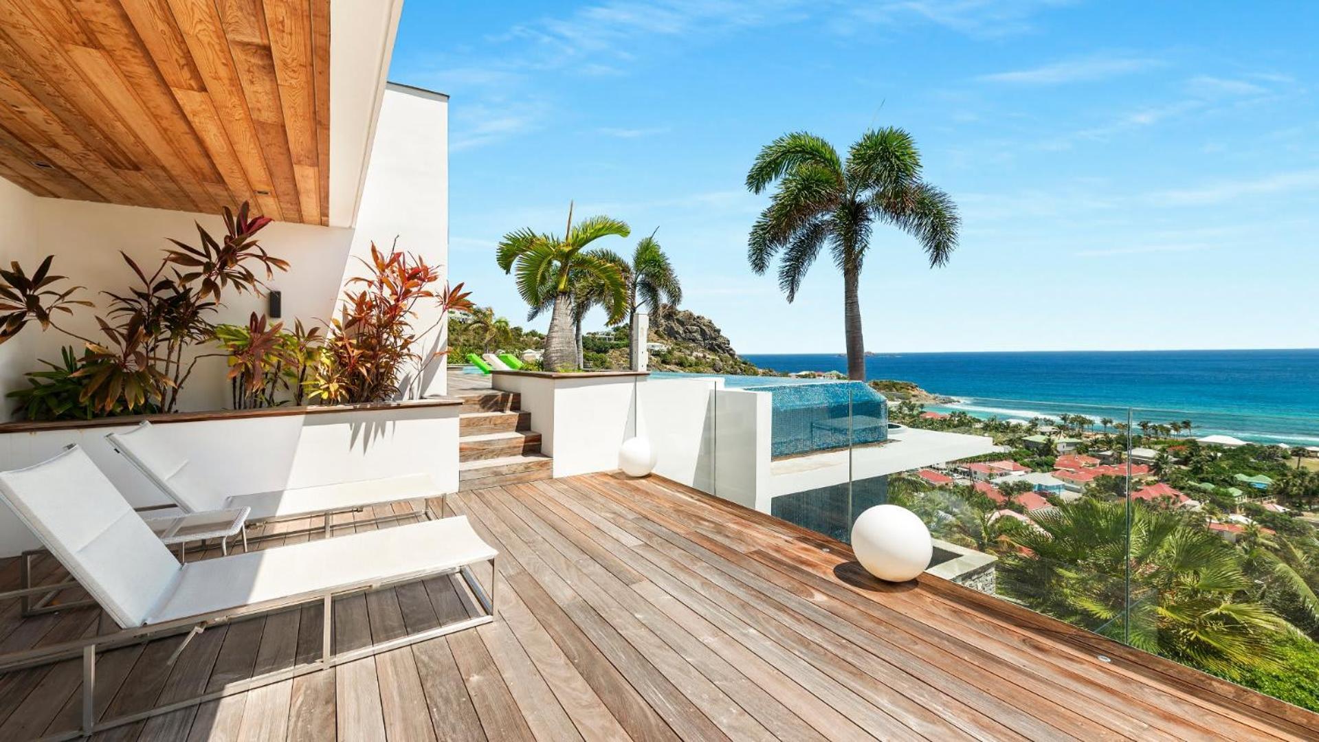 Architecture Jewel Set On A Hillside Villa St. Barthelemy Exterior photo