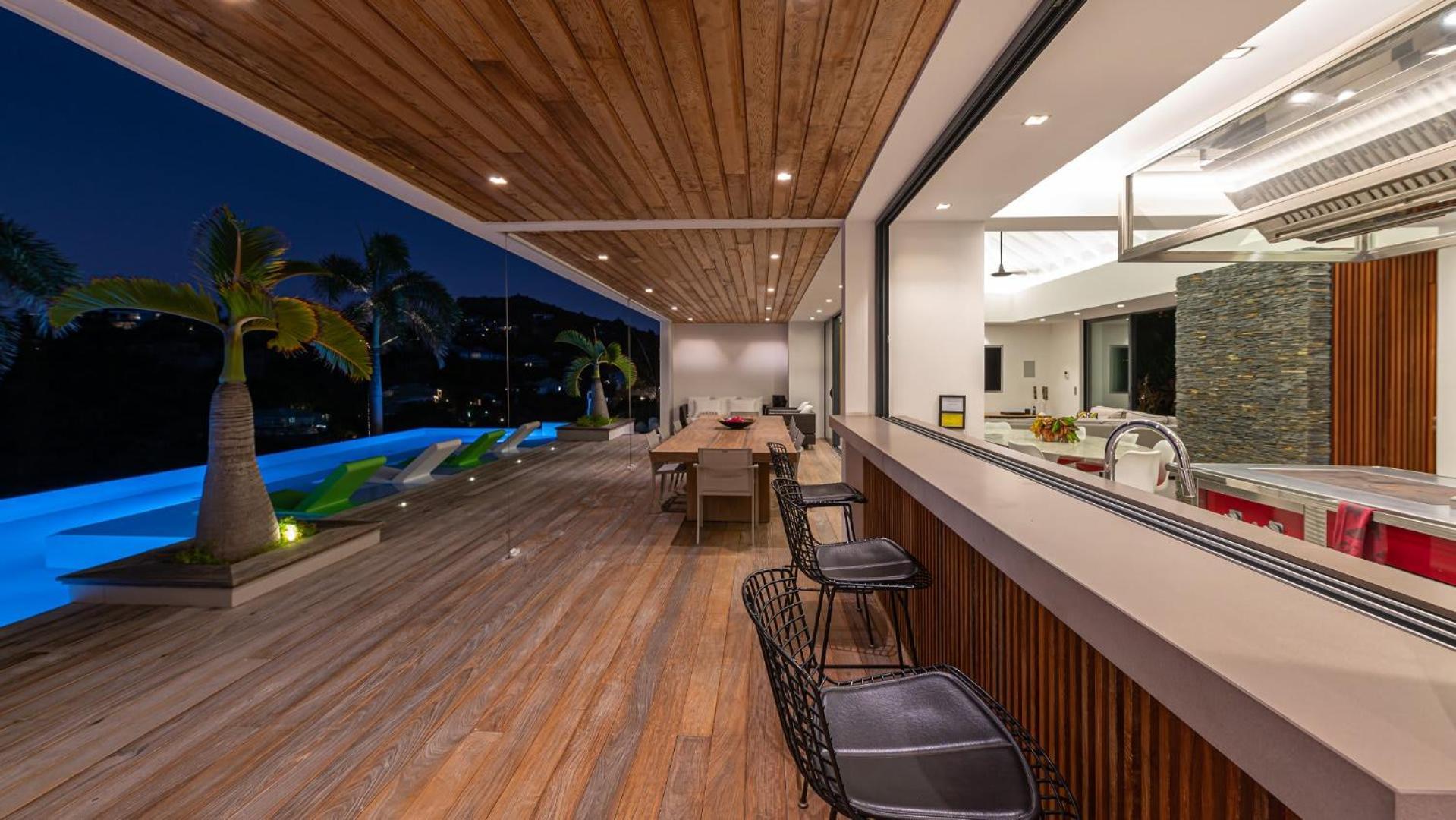 Architecture Jewel Set On A Hillside Villa St. Barthelemy Exterior photo