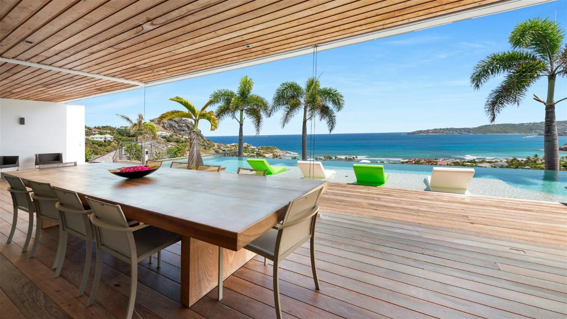 Architecture Jewel Set On A Hillside Villa St. Barthelemy Exterior photo