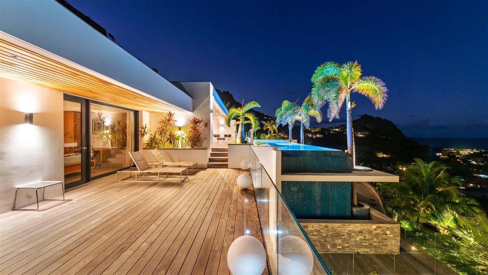 Architecture Jewel Set On A Hillside Villa St. Barthelemy Exterior photo