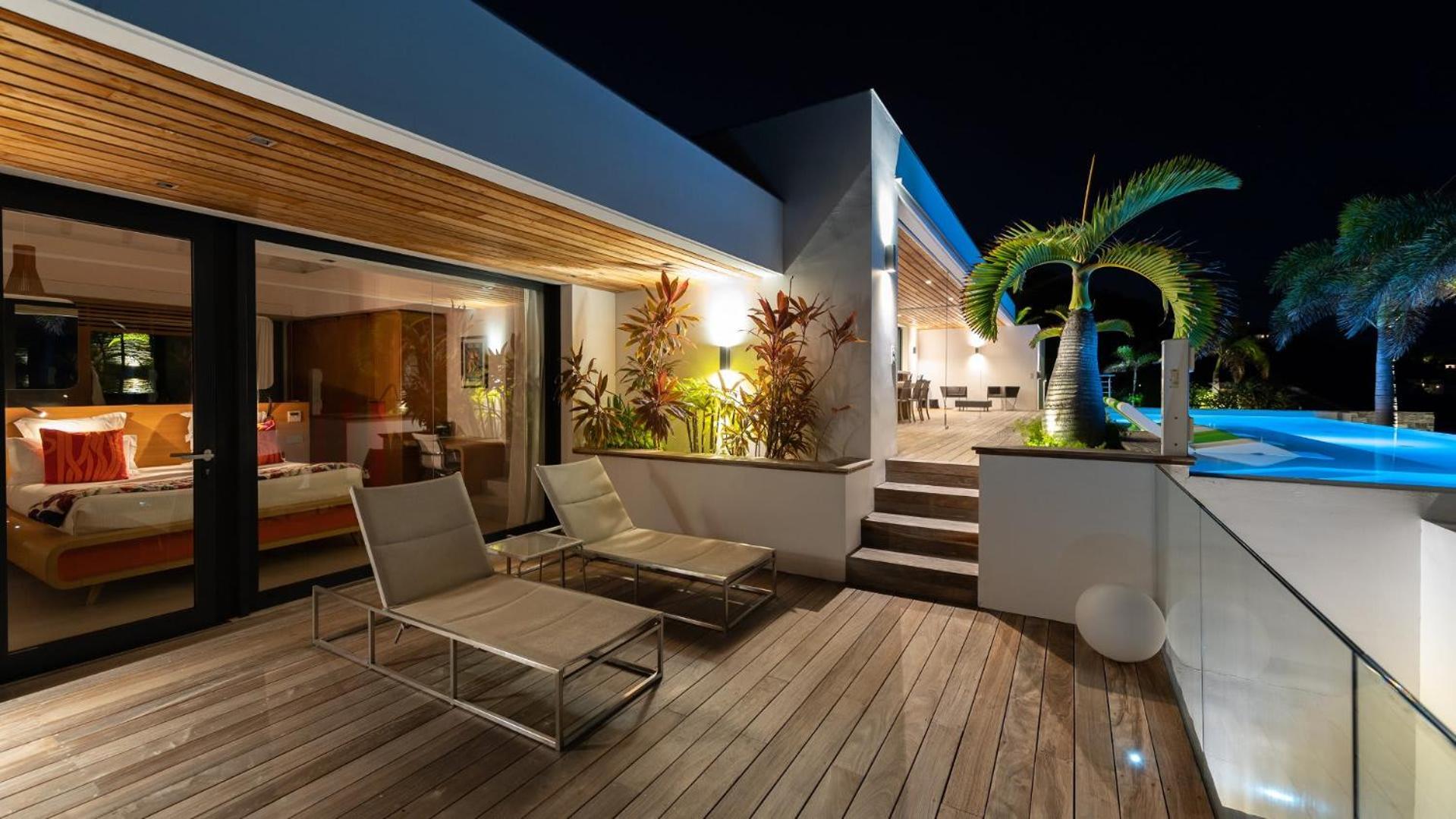 Architecture Jewel Set On A Hillside Villa St. Barthelemy Exterior photo