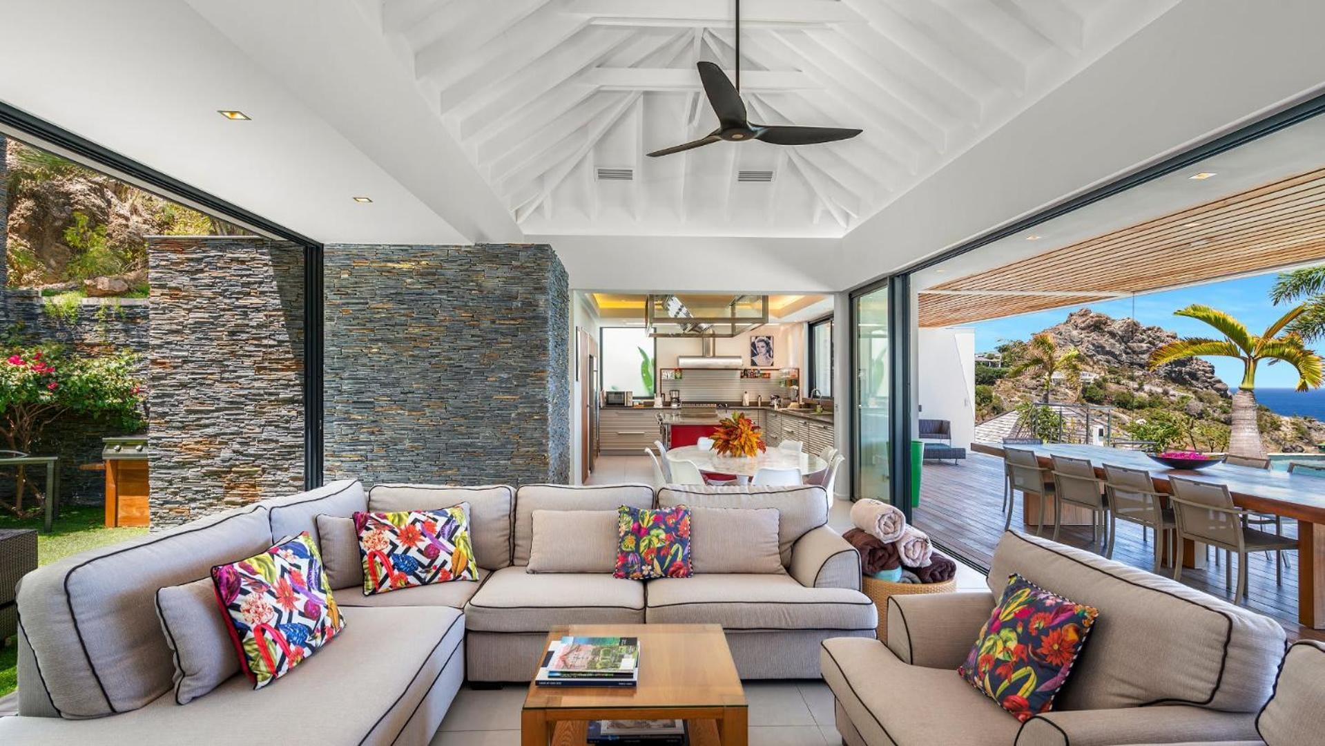 Architecture Jewel Set On A Hillside Villa St. Barthelemy Exterior photo