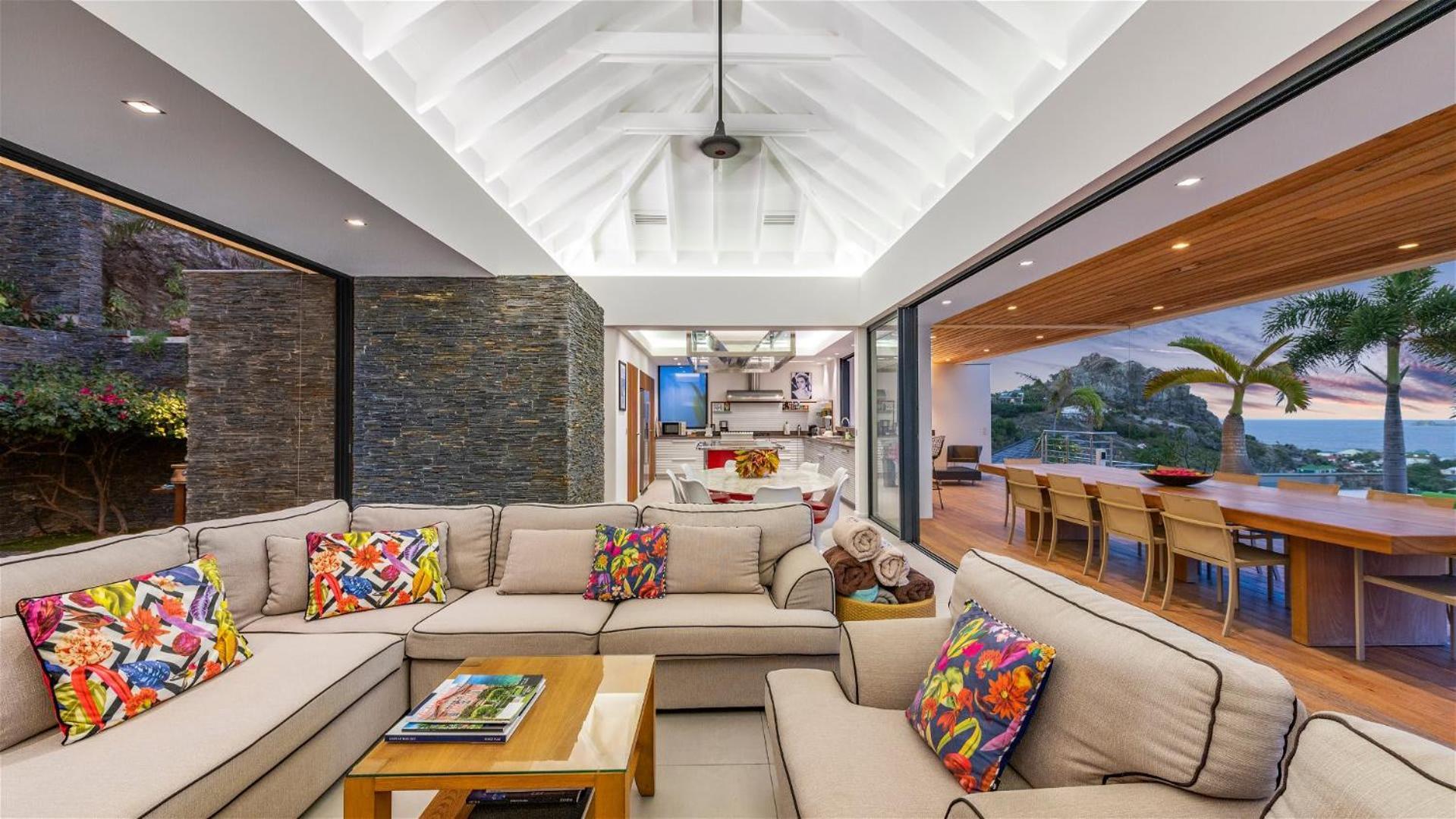 Architecture Jewel Set On A Hillside Villa St. Barthelemy Exterior photo