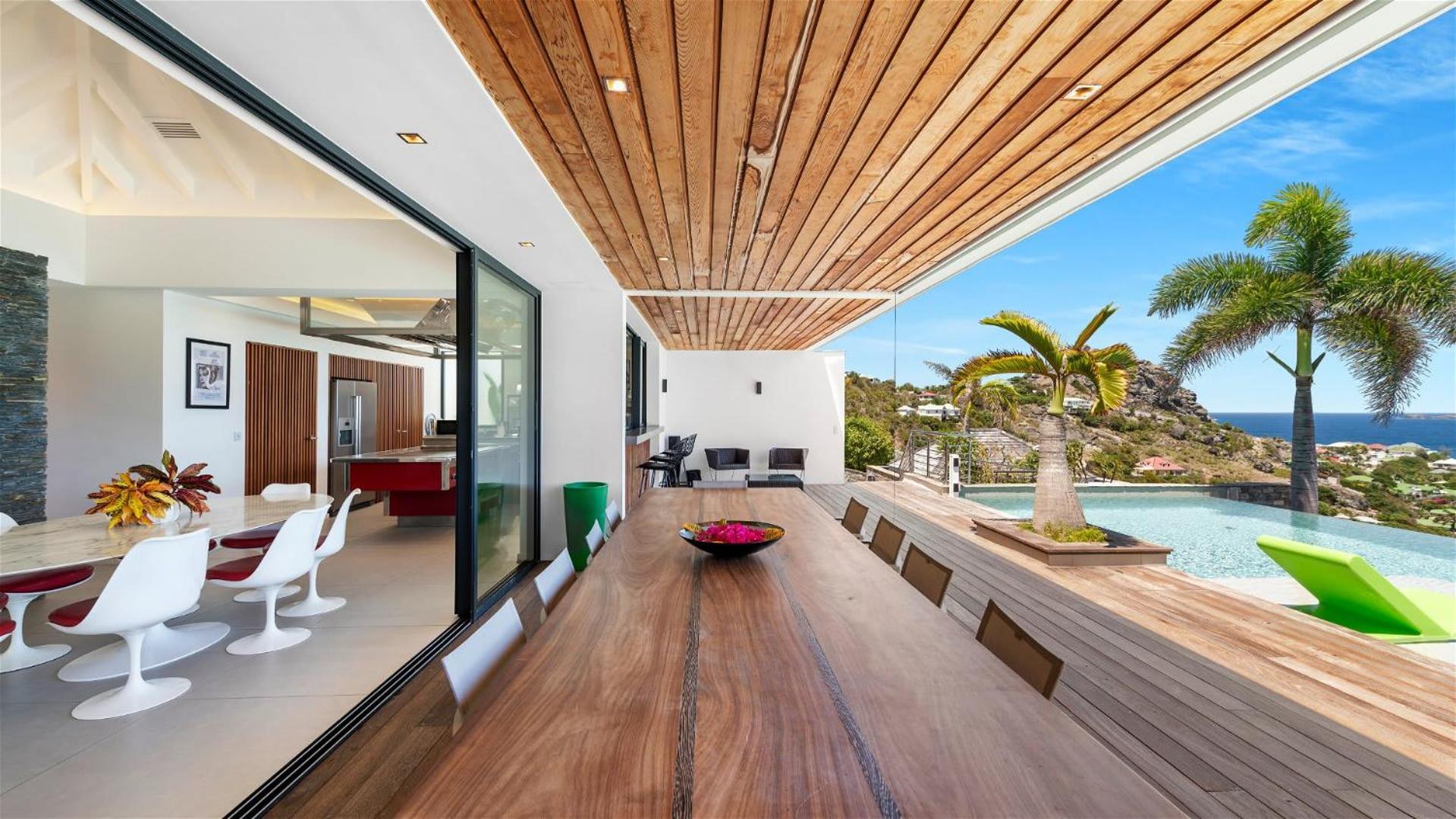 Architecture Jewel Set On A Hillside Villa St. Barthelemy Exterior photo