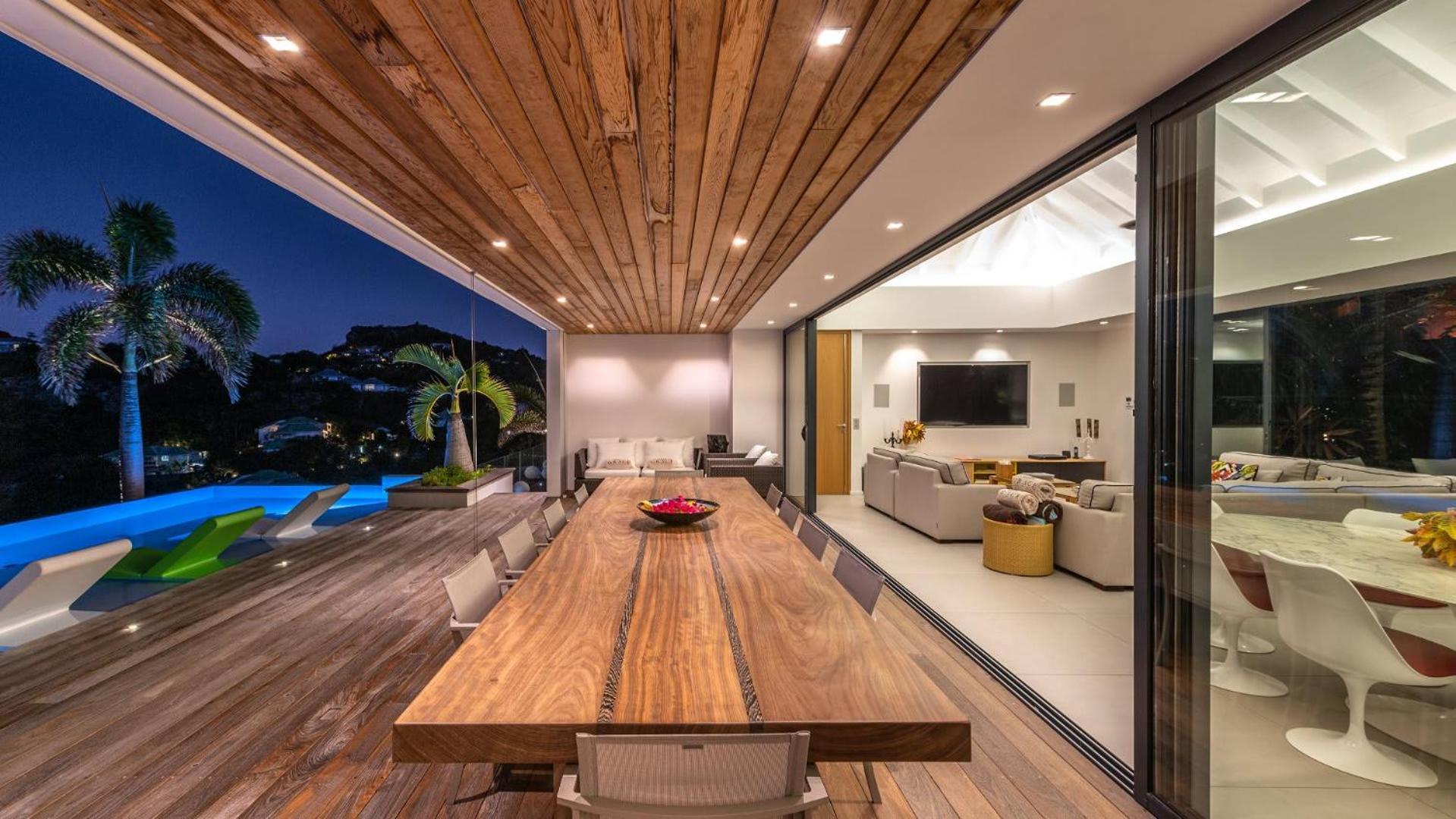 Architecture Jewel Set On A Hillside Villa St. Barthelemy Exterior photo