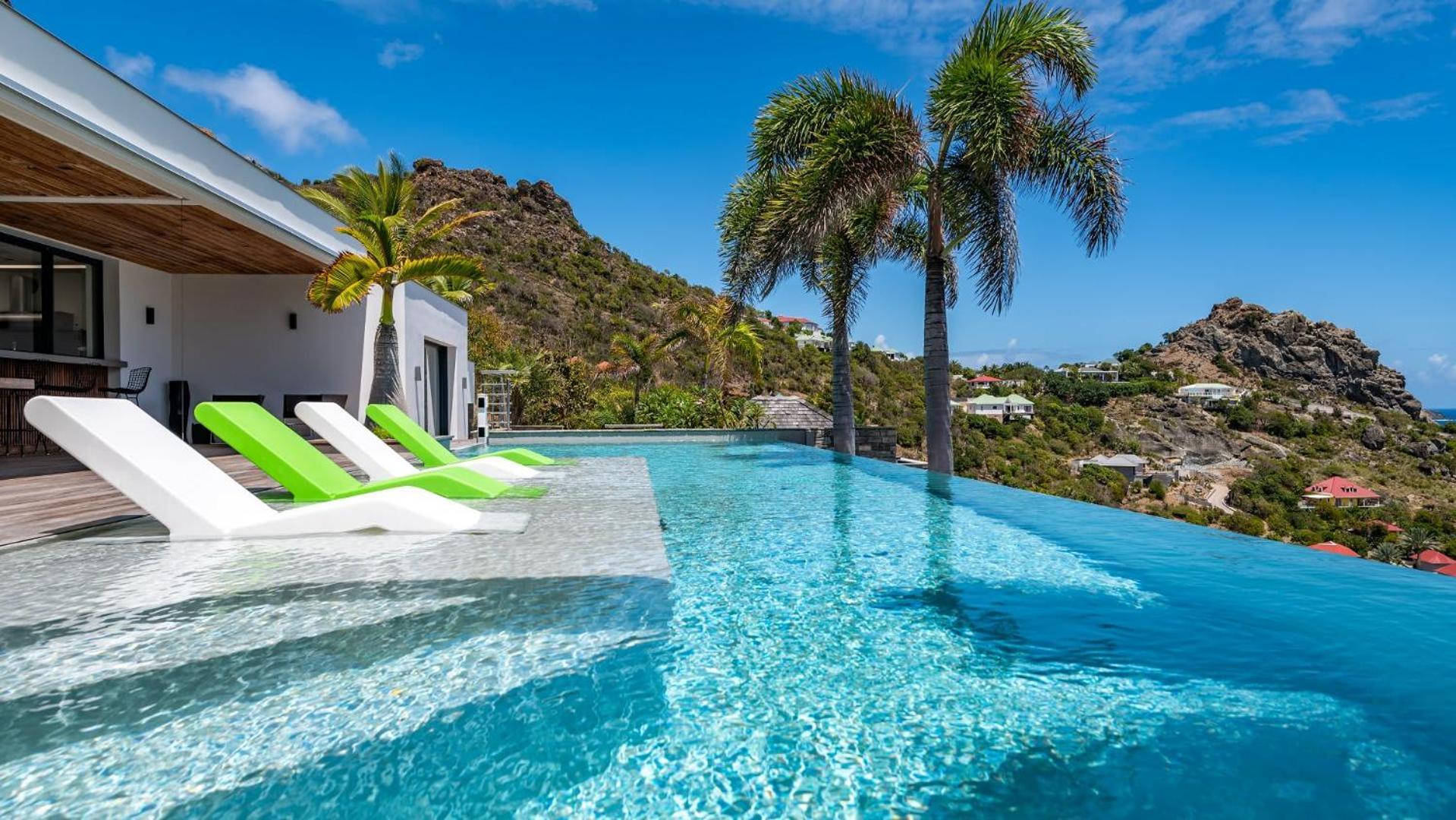Architecture Jewel Set On A Hillside Villa St. Barthelemy Exterior photo