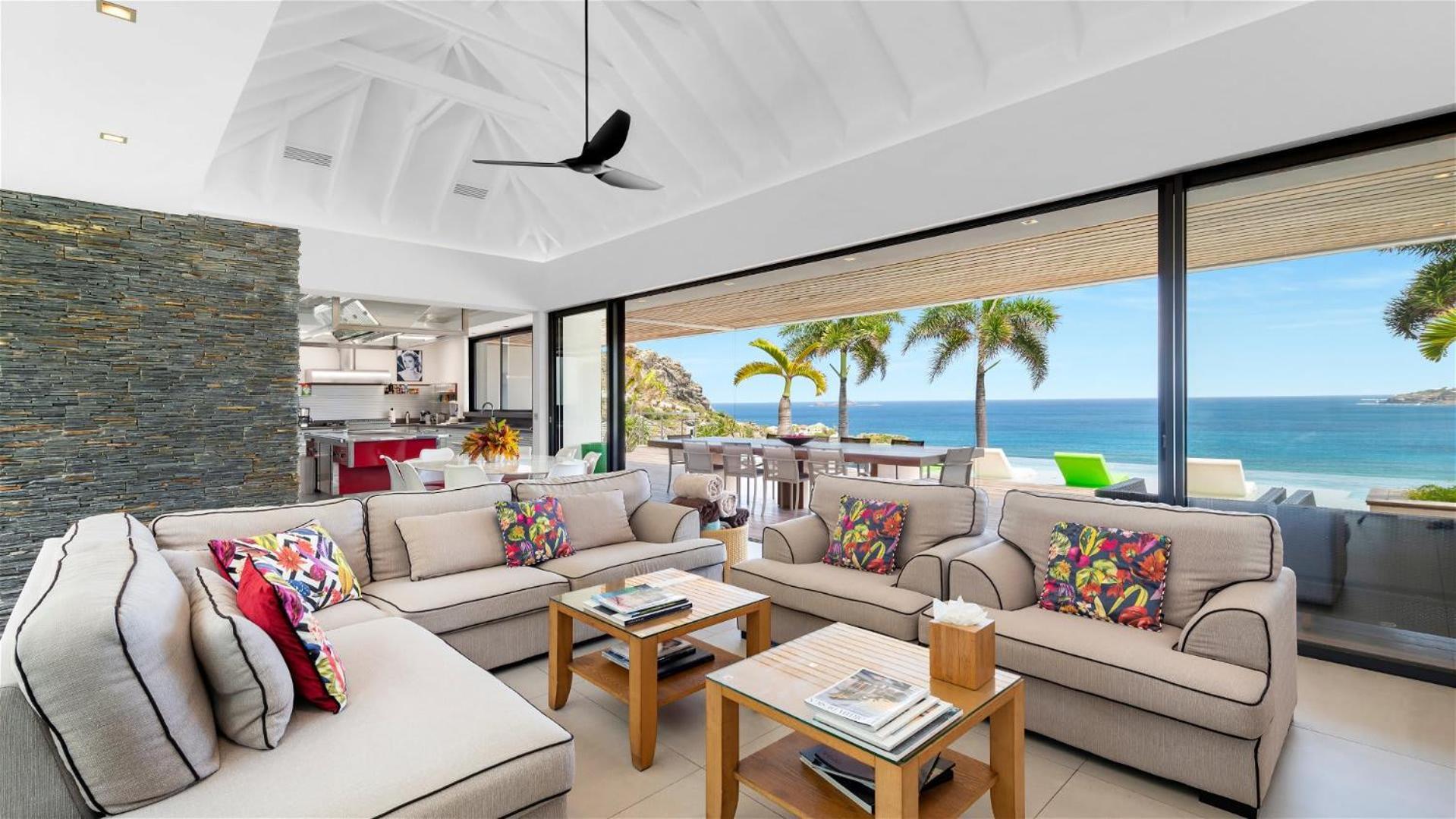 Architecture Jewel Set On A Hillside Villa St. Barthelemy Exterior photo