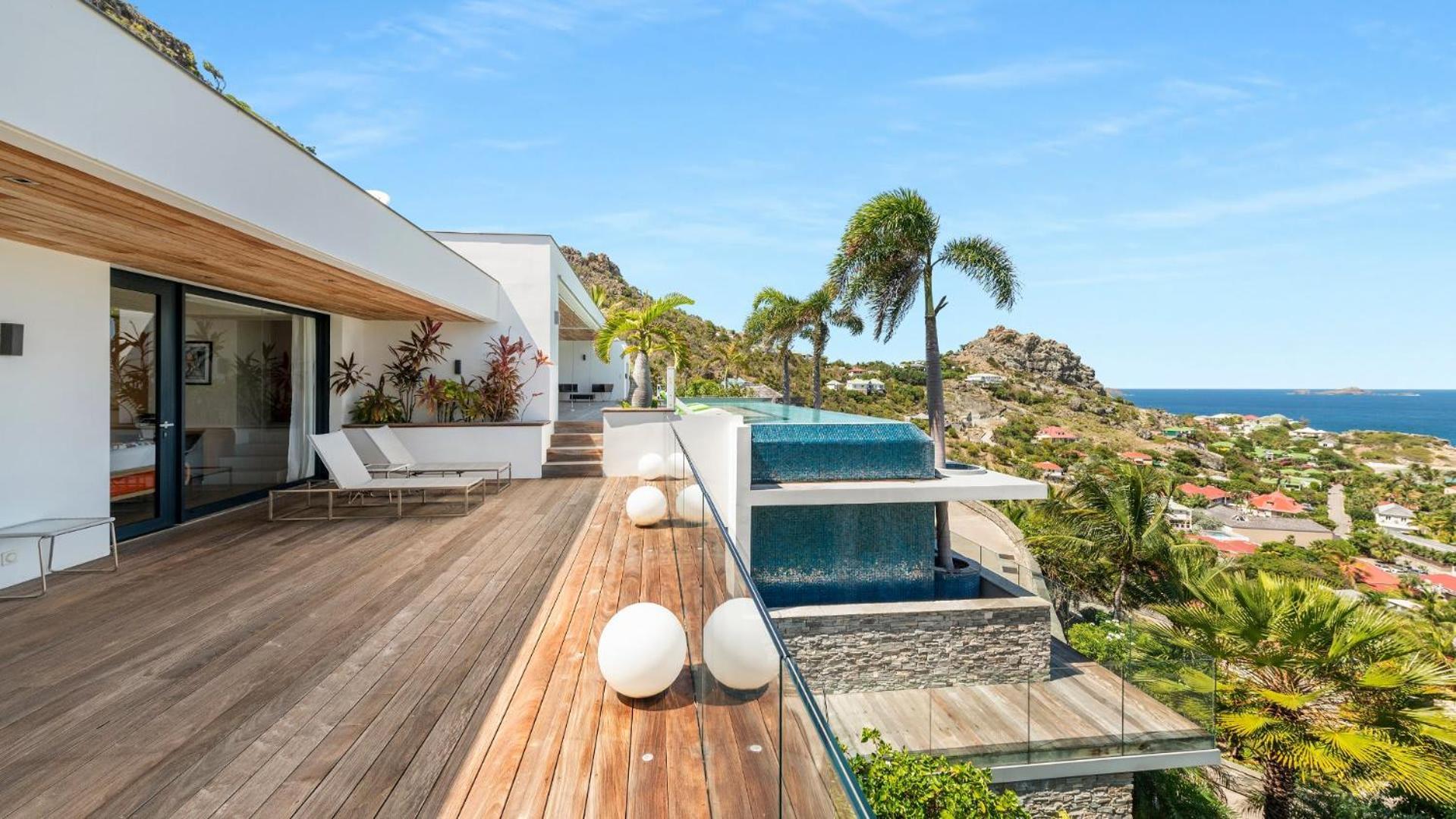 Architecture Jewel Set On A Hillside Villa St. Barthelemy Exterior photo