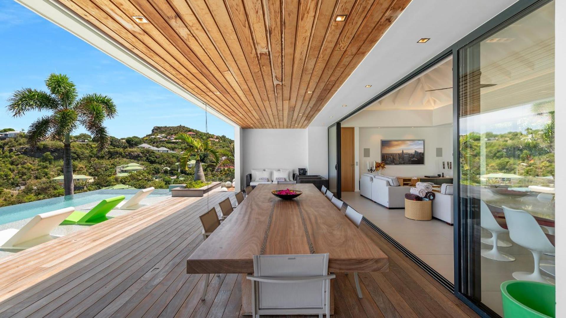 Architecture Jewel Set On A Hillside Villa St. Barthelemy Exterior photo