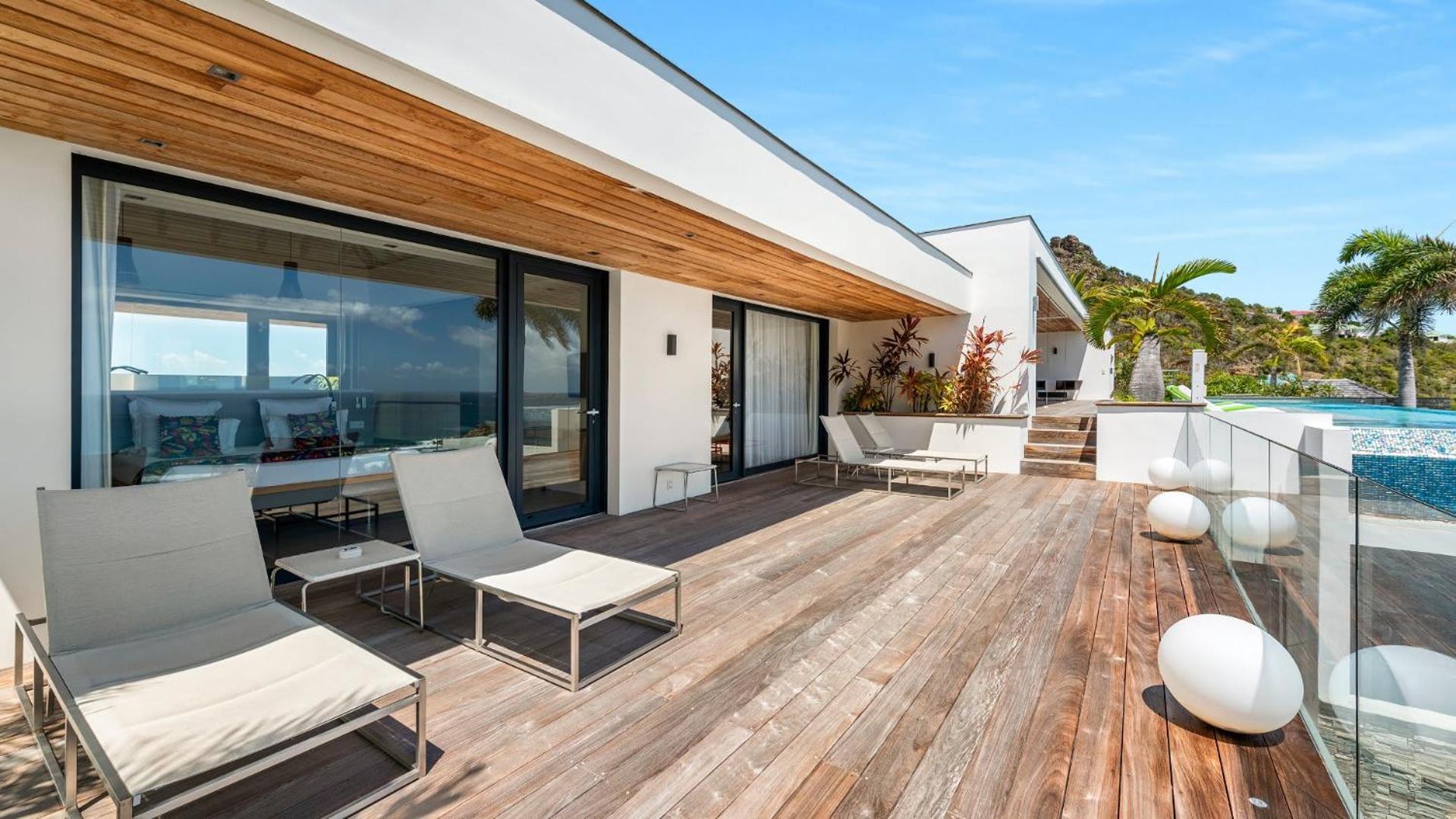 Architecture Jewel Set On A Hillside Villa St. Barthelemy Exterior photo