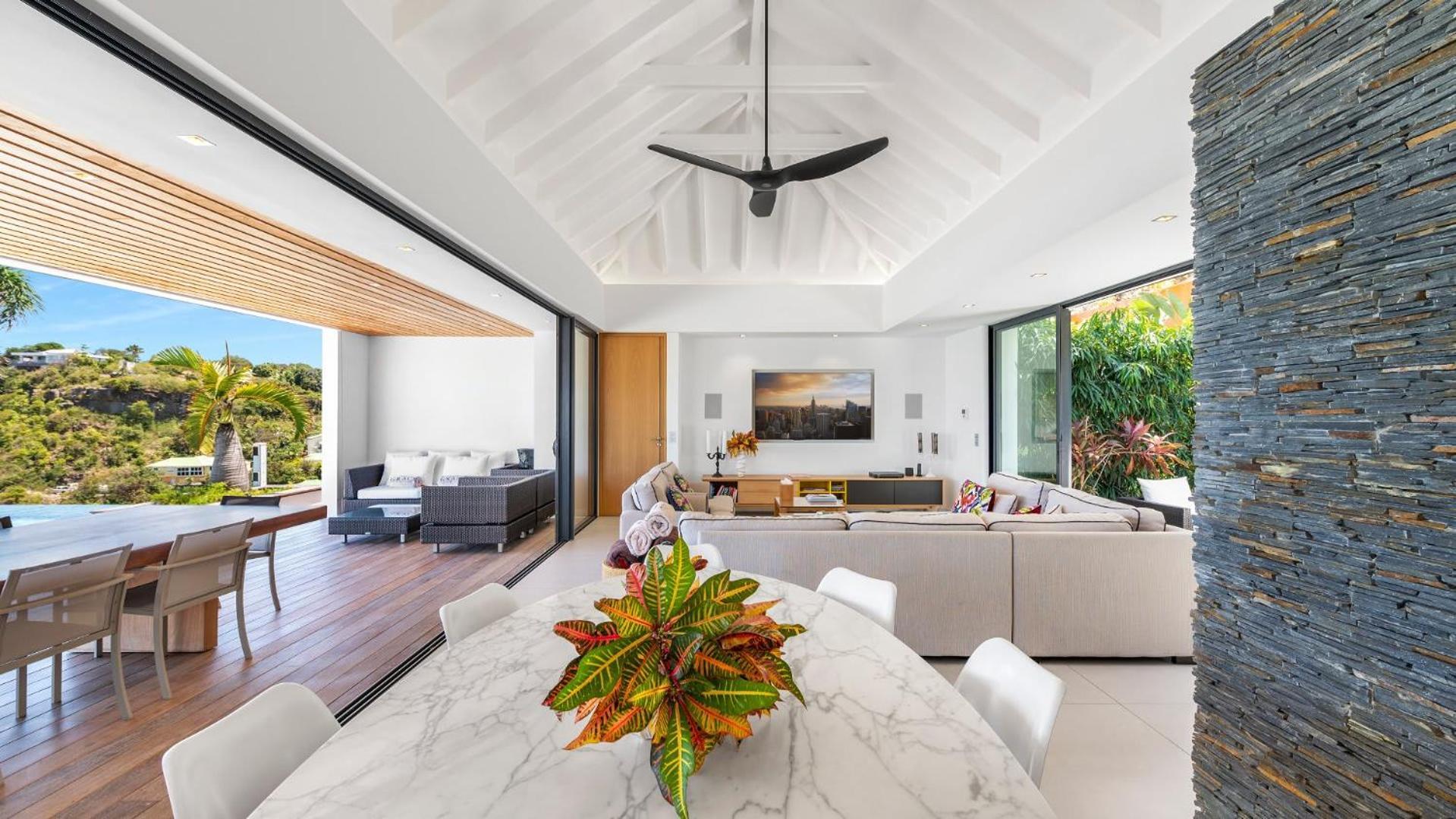Architecture Jewel Set On A Hillside Villa St. Barthelemy Exterior photo